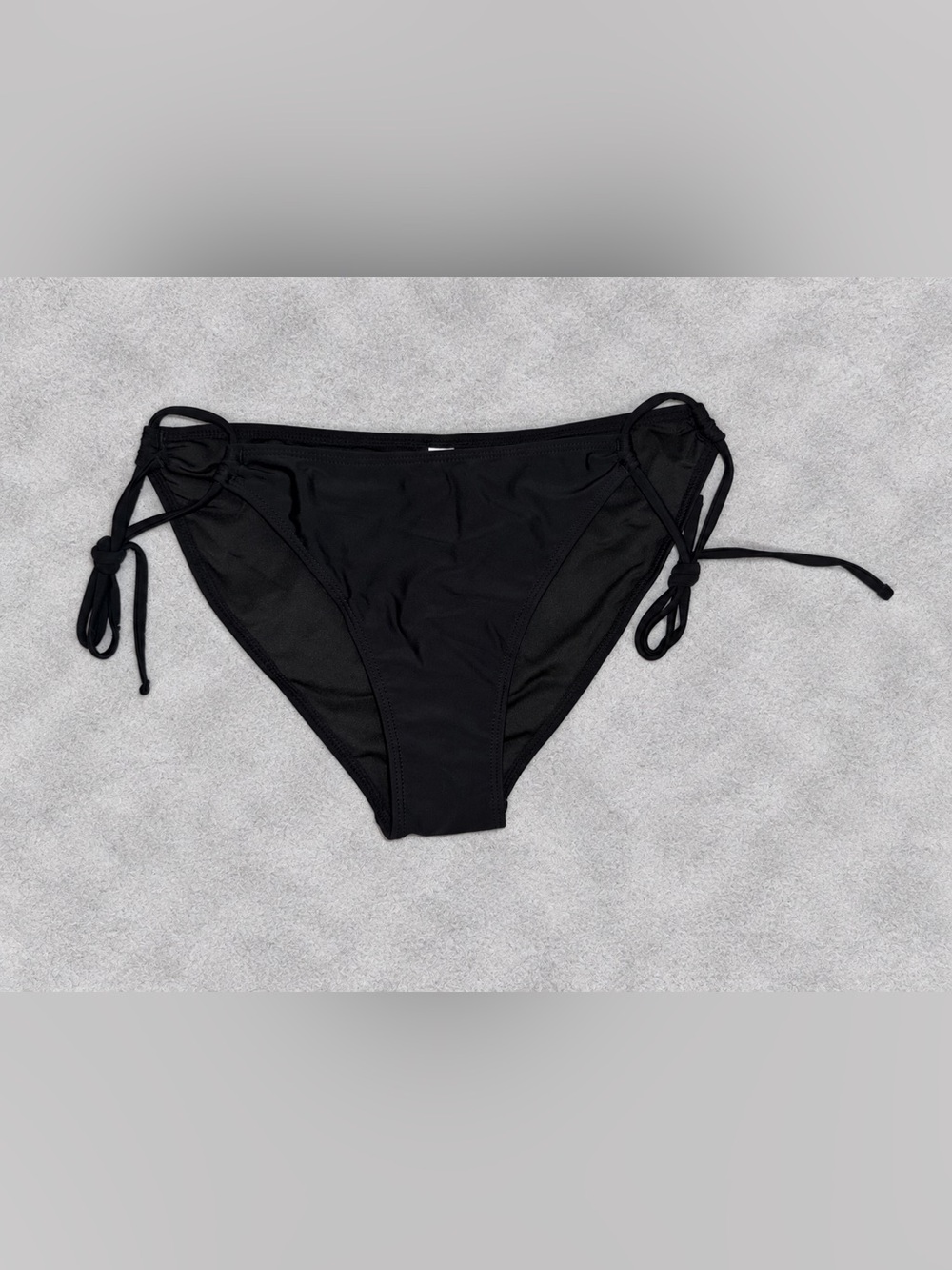NWT - Zmart Womens Side Tie Bikini Bottoms Full Coverage Bathing Suit - Size XS